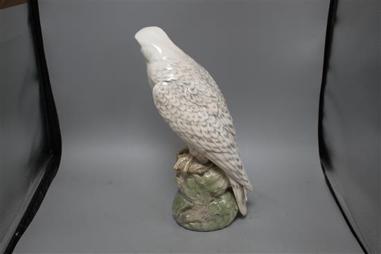 A Royal Copenhagen Icelandic falcon, model 1661, H. 39cm